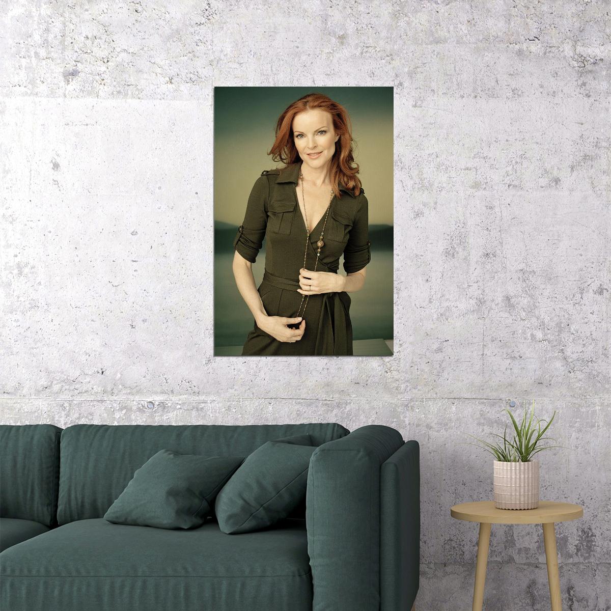 Marcia Cross Celebrity Movie Actress Idol Poster Wall Art Print Home Wall Decor - xonomax