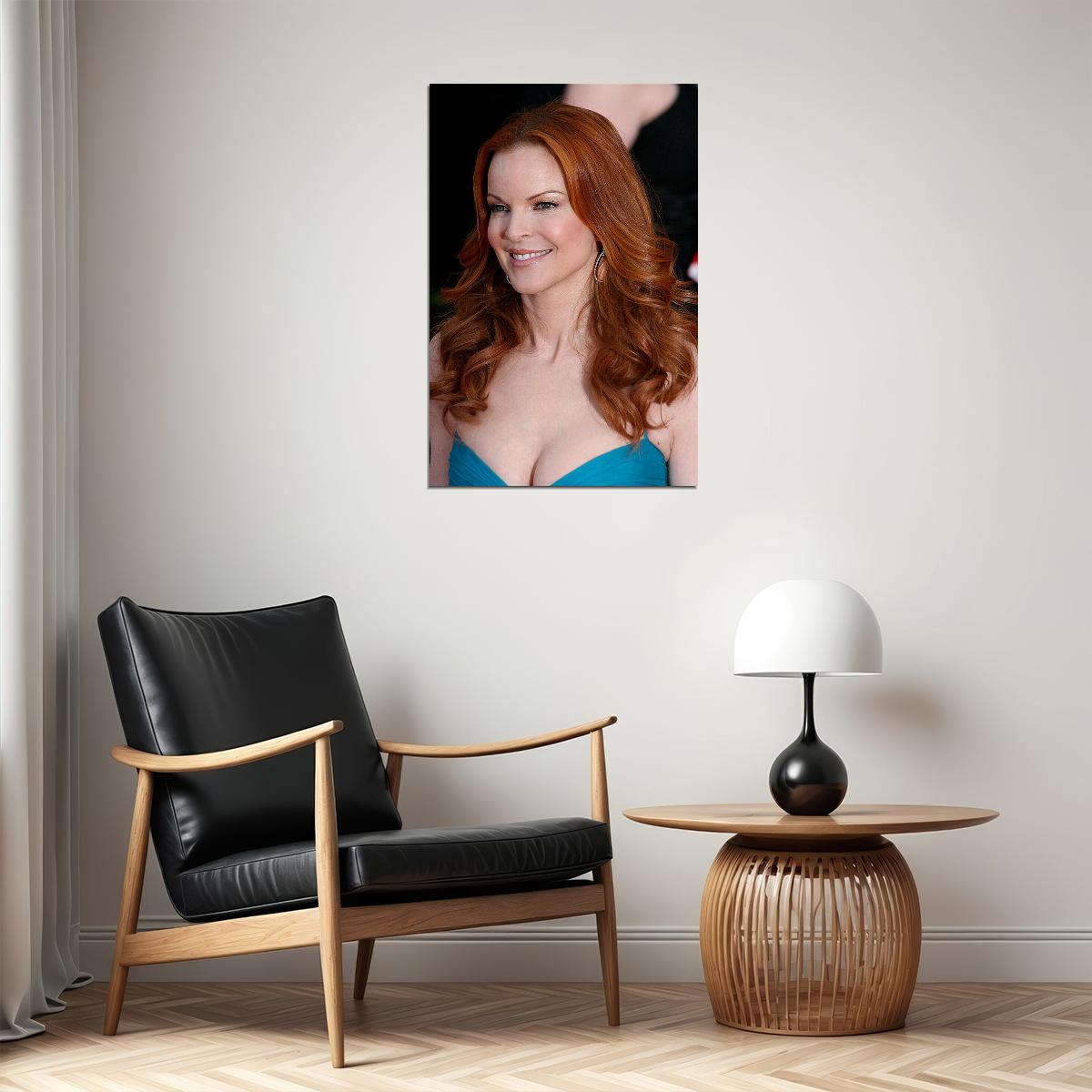 Marcia Cross Celebrity Cinema Actress Star Poster Wall Art Print Home Wall Decor - xonomax