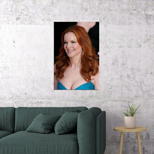 Marcia Cross Celebrity Cinema Actress Star Poster Wall Art Print Home Wall Decor - xonomax