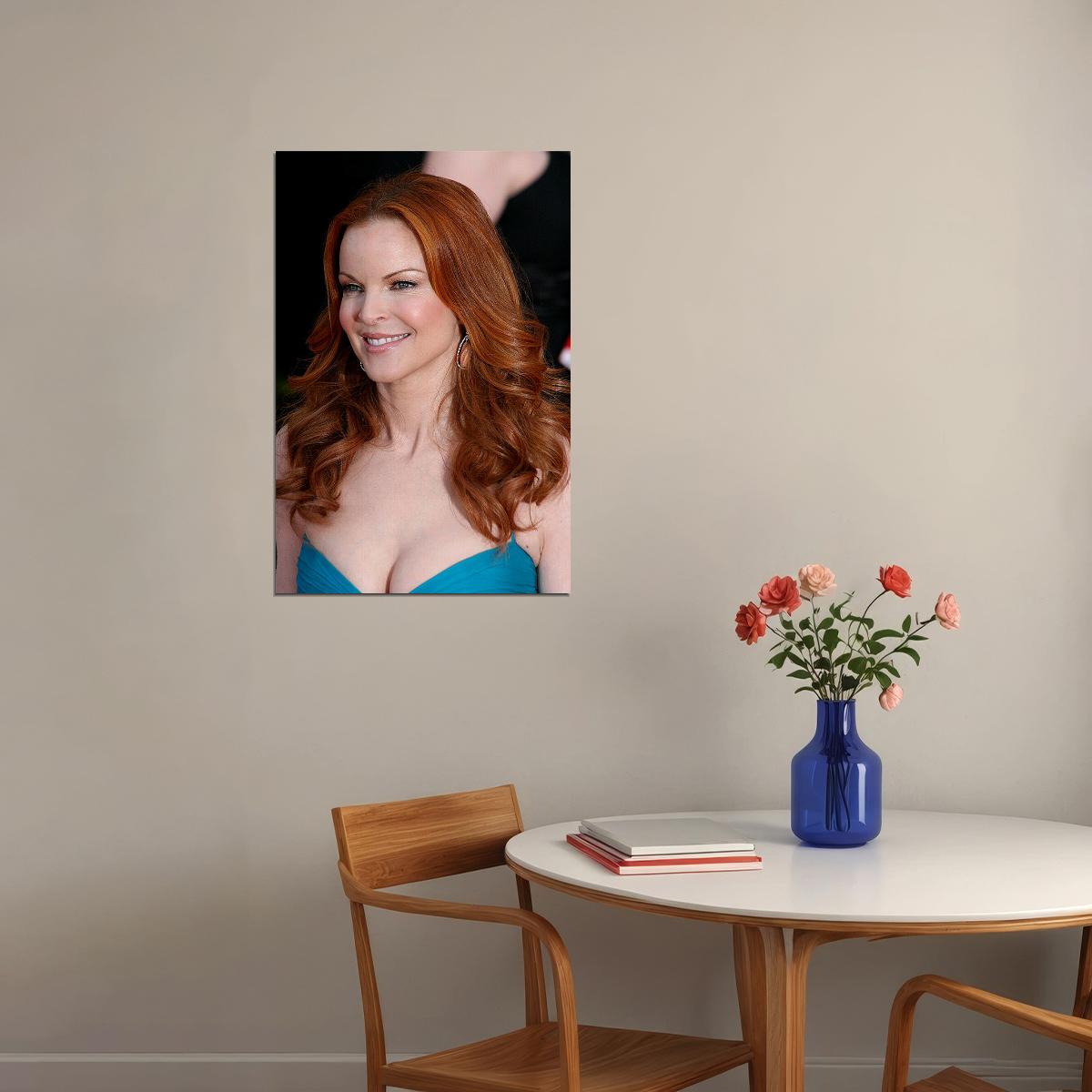 Marcia Cross Celebrity Cinema Actress Star Poster Wall Art Print Home Wall Decor - xonomax