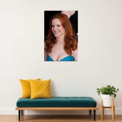 Marcia Cross Celebrity Cinema Actress Star Poster Wall Art Print Home Wall Decor - xonomax