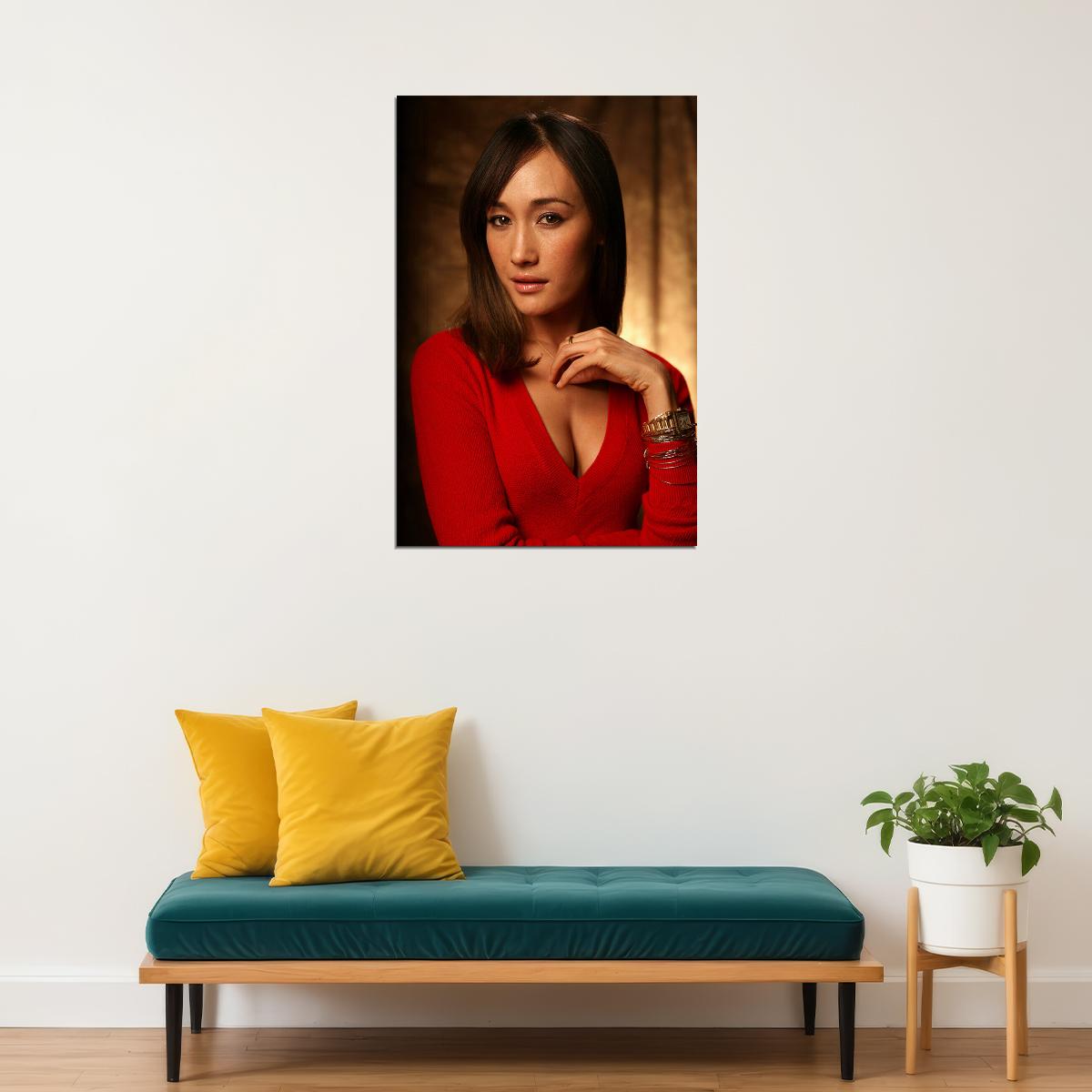 Maggie Q Quigley Cinema Actor Model Idol Poster Wall Art Print Home Wall Decor - xonomax