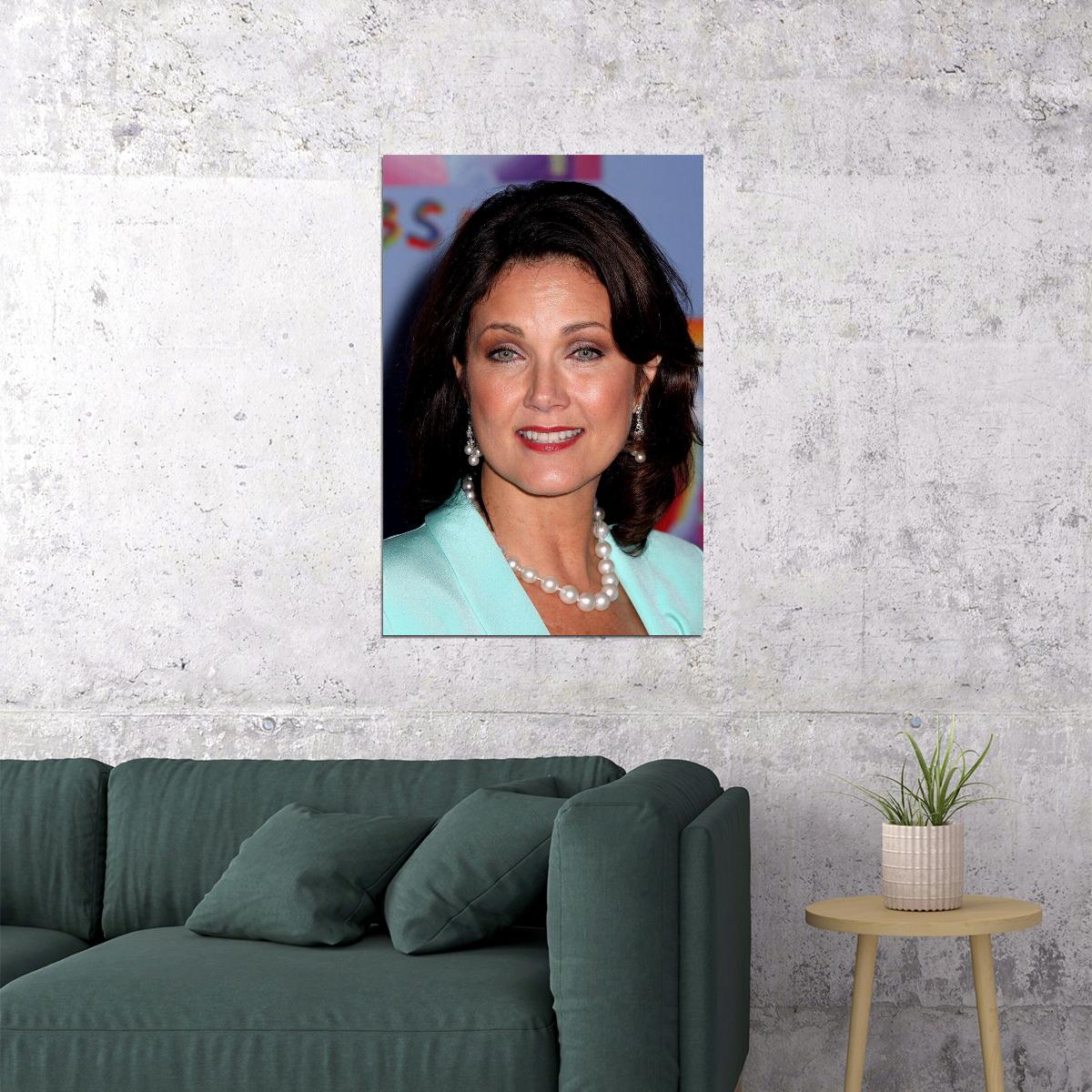 Lynda Carter Celebrity Movie Actor Singer Star Poster Wall Art Print Home Wall Decor - xonomax
