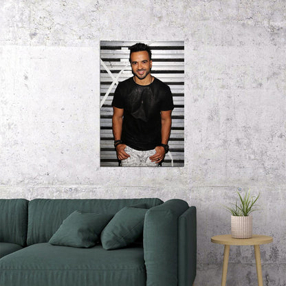 Luis Fonsi Celebrity Singer Movie Actor Star Poster Wall Art Print Home Wall Decor - xonomax