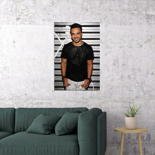 Luis Fonsi Celebrity Singer Movie Actor Star Poster Wall Art Print Home Wall Decor - xonomax