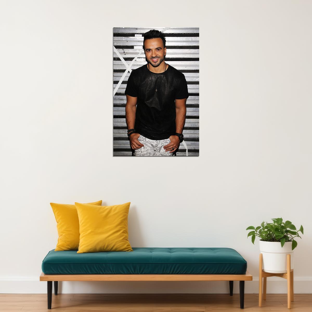 Luis Fonsi Celebrity Singer Movie Actor Star Poster Wall Art Print Home Wall Decor - xonomax