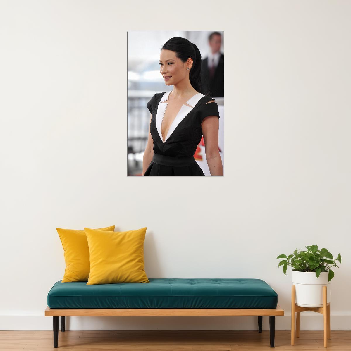 Lucy Liu Celebrity Cinema Actress Model Idol Poster Wall Art Print Home Wall Decor - xonomax