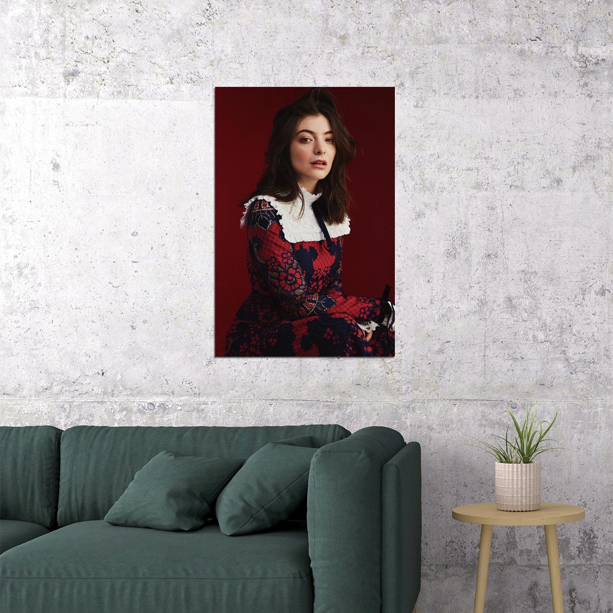 Lorde Celebrity Musician Singer Song Star Poster Wall Art Print Home Wall Decor - xonomax