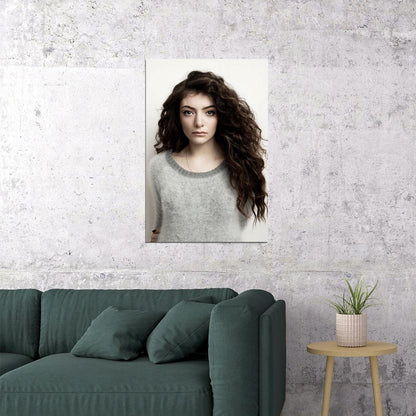Lorde Celebrity Musician Singer Album Star Poster Wall Art Print Home Wall Decor - xonomax