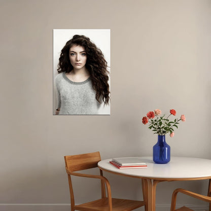 Lorde Celebrity Musician Singer Album Star Poster Wall Art Print Home Wall Decor - xonomax