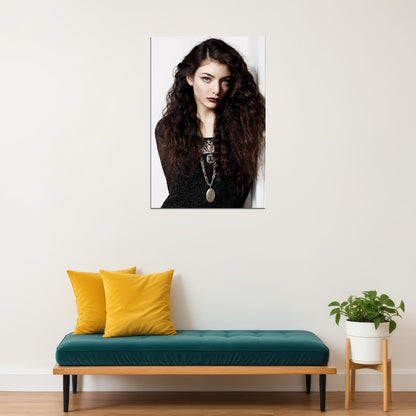 Lorde Celebrity Rock Music Singer Album Star Poster Wall Art Print Home Wall Decor - xonomax