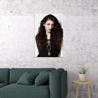 Lorde Celebrity Rock Music Singer Album Star Poster Wall Art Print Home Wall Decor - xonomax