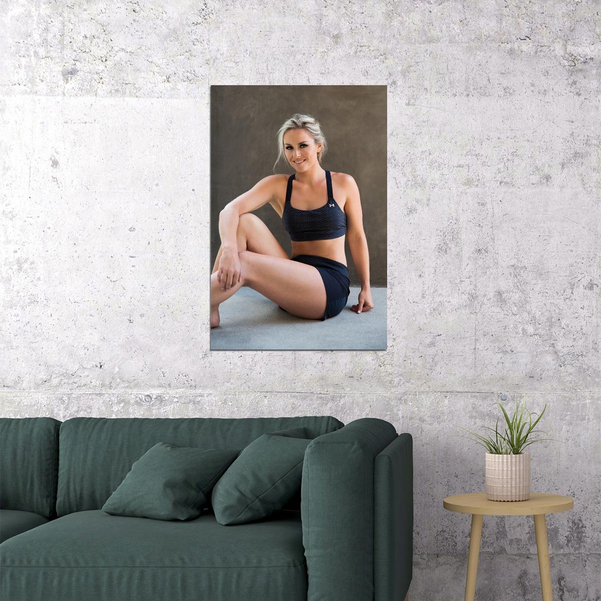 Lindsey Vonn Celebrity Ski Sport Skier Idol Poster Wall Art Print Home Wall Decor - xonomax