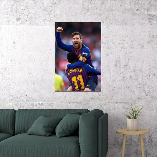 Lionel Messi Argentina Soccer Player Idol Poster Wall Art Print Home Wall Decor - xonomax