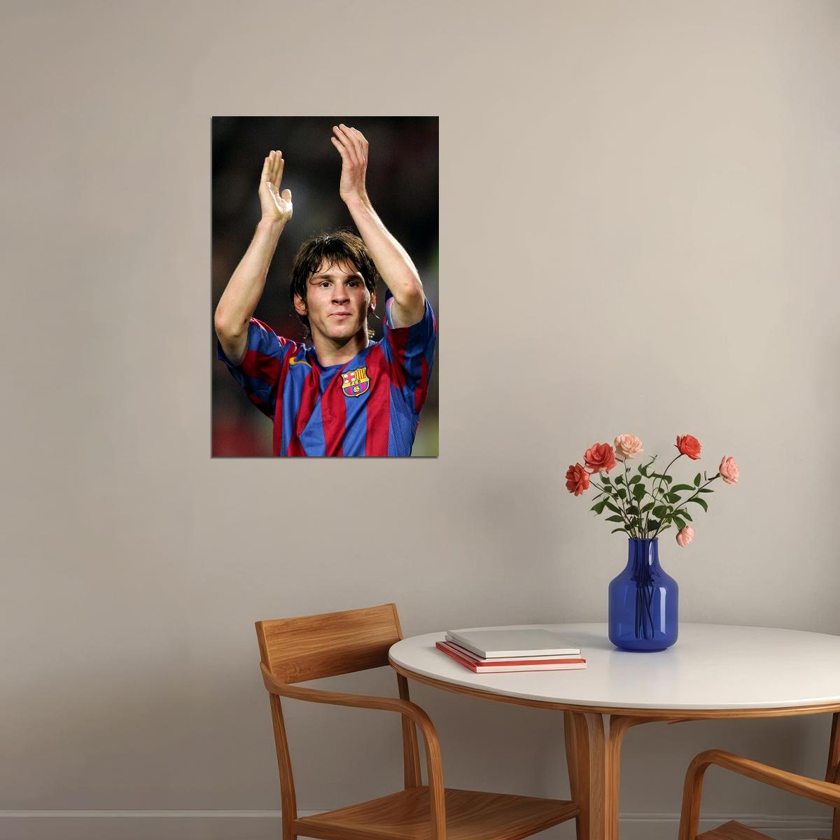 Lionel Messi Argentina Soccer Player Idol Poster Wall Art Print Home Wall Decor - xonomax