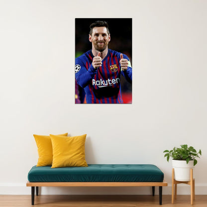 Lionel Messi Argentina Soccer Player Star Poster Wall Art Print Home Wall Decor - xonomax