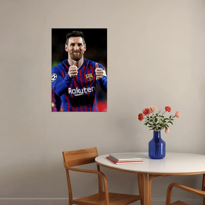 Lionel Messi Argentina Soccer Player Star Poster Wall Art Print Home Wall Decor - xonomax