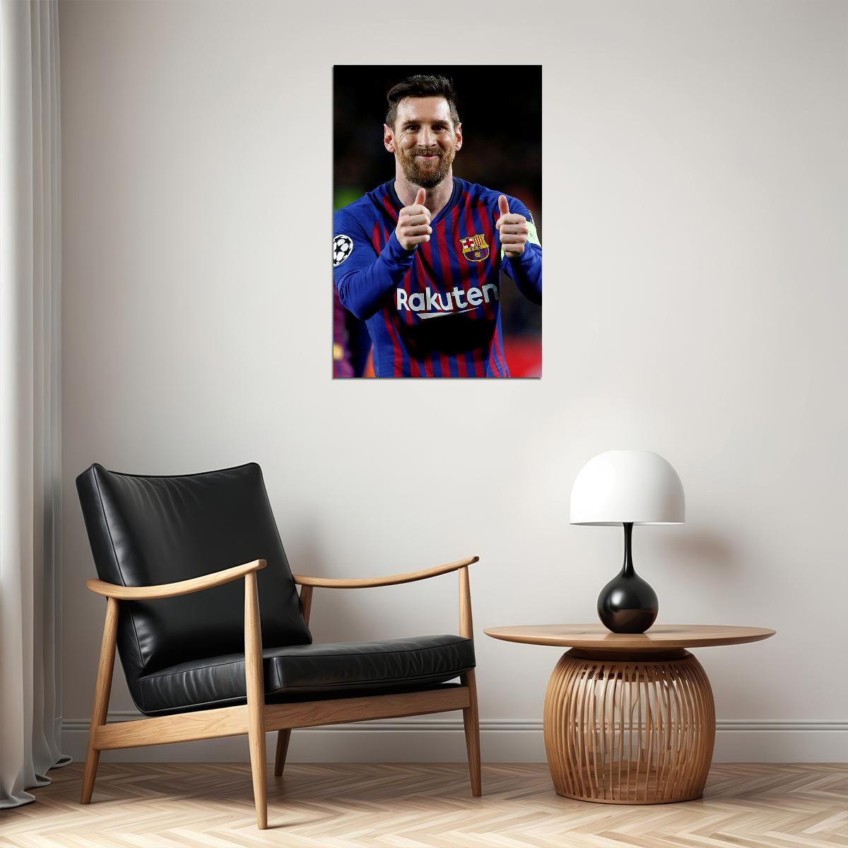 Lionel Messi Argentina Soccer Player Star Poster Wall Art Print Home Wall Decor - xonomax