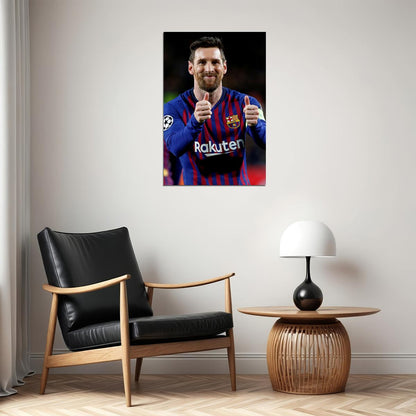 Lionel Messi Argentina Soccer Player Star Poster Wall Art Print Home Wall Decor - xonomax