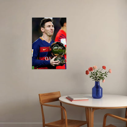 Lionel Messi Argentina Soccer Player Star Poster Wall Art Print Home Wall Decor - xonomax