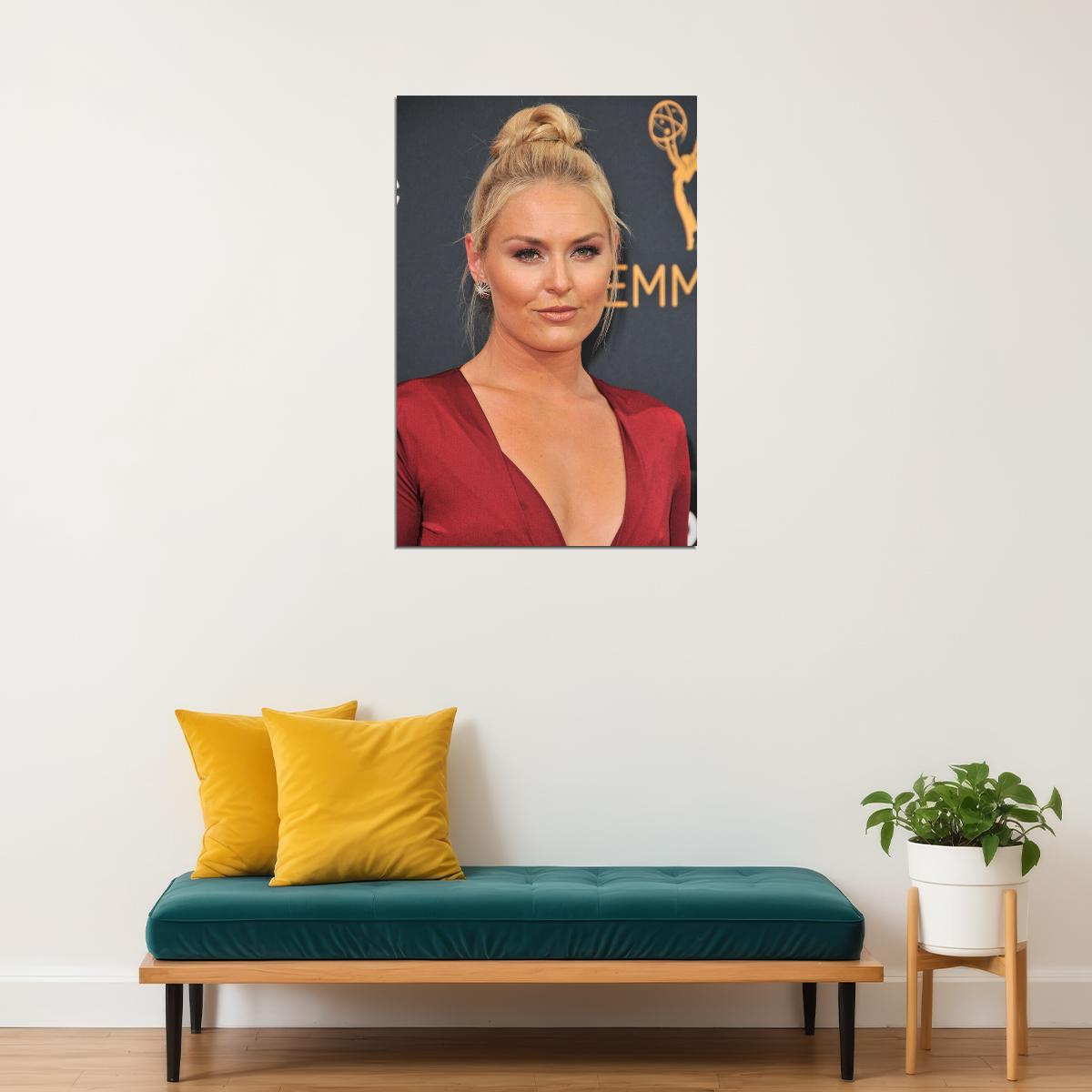 Lindsey Vonn Celebrity Ski Sport Skier Star Poster Wall Art Print Home Wall Decor - xonomax