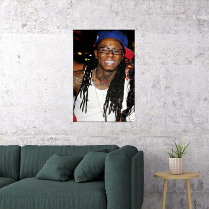Lil Wayne Celebrity Singer Rapper Music Star Poster Wall Art Print Home Wall Decor - xonomax