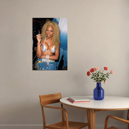 Lil Kim Celebrity Singer Rapper Hip Hop Idol Poster Wall Art Print Home Wall Decor - xonomax