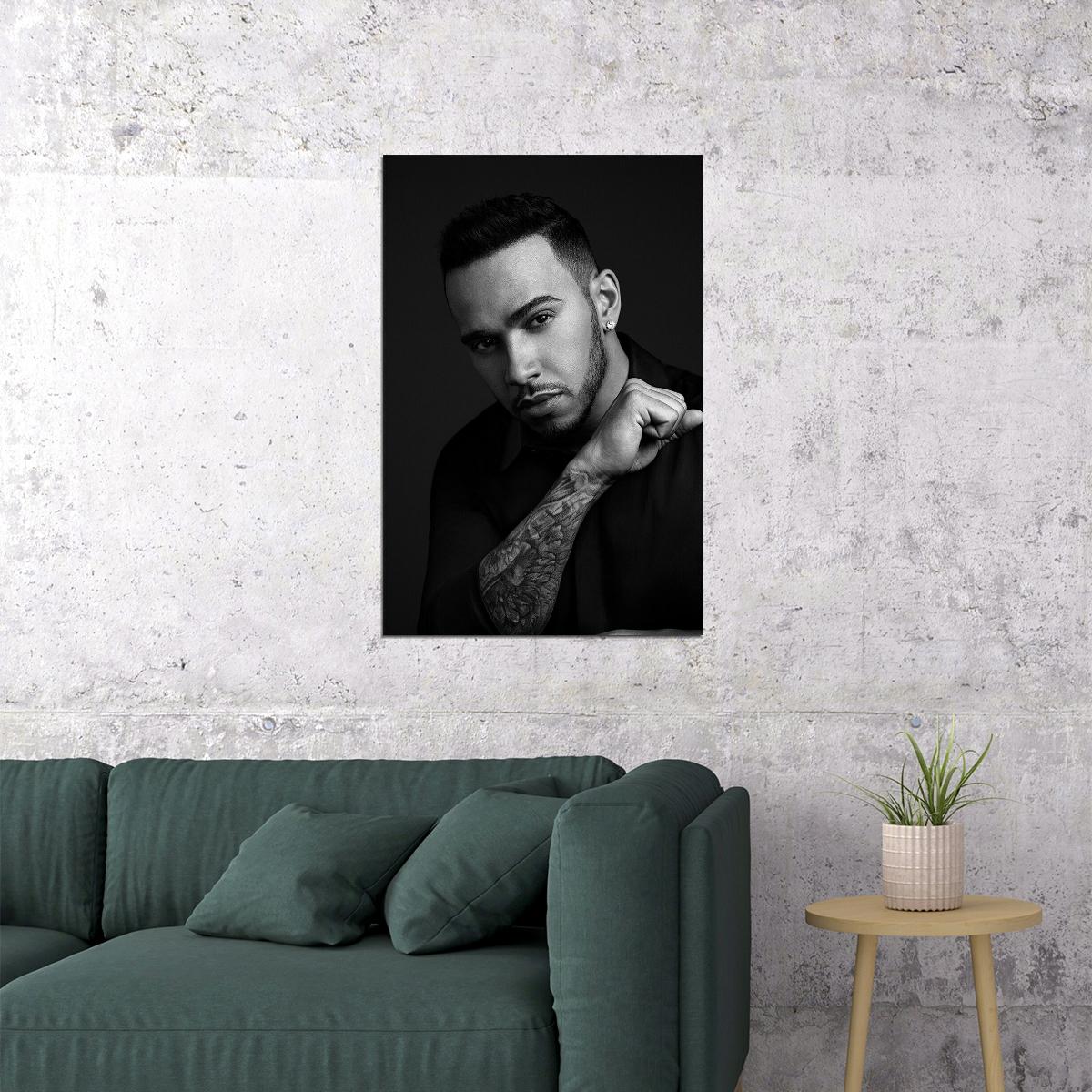 Lewis Hamilton Celebrity Racing Driver Idol Poster Wall Art Print Home Wall Decor - xonomax