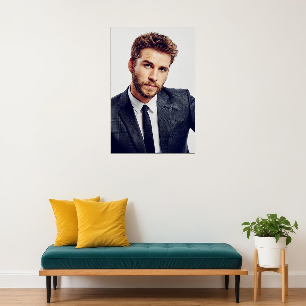 Liam Hemsworth Celebrity Cinema Actress Star Poster Wall Art Print Home Wall Decor - xonomax