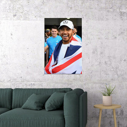 Lewis Hamilton Celebrity Racing Driver Star Poster Wall Art Print Home Wall Decor - xonomax