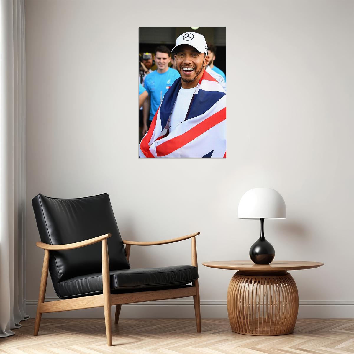 Lewis Hamilton Celebrity Racing Driver Star Poster Wall Art Print Home Wall Decor - xonomax