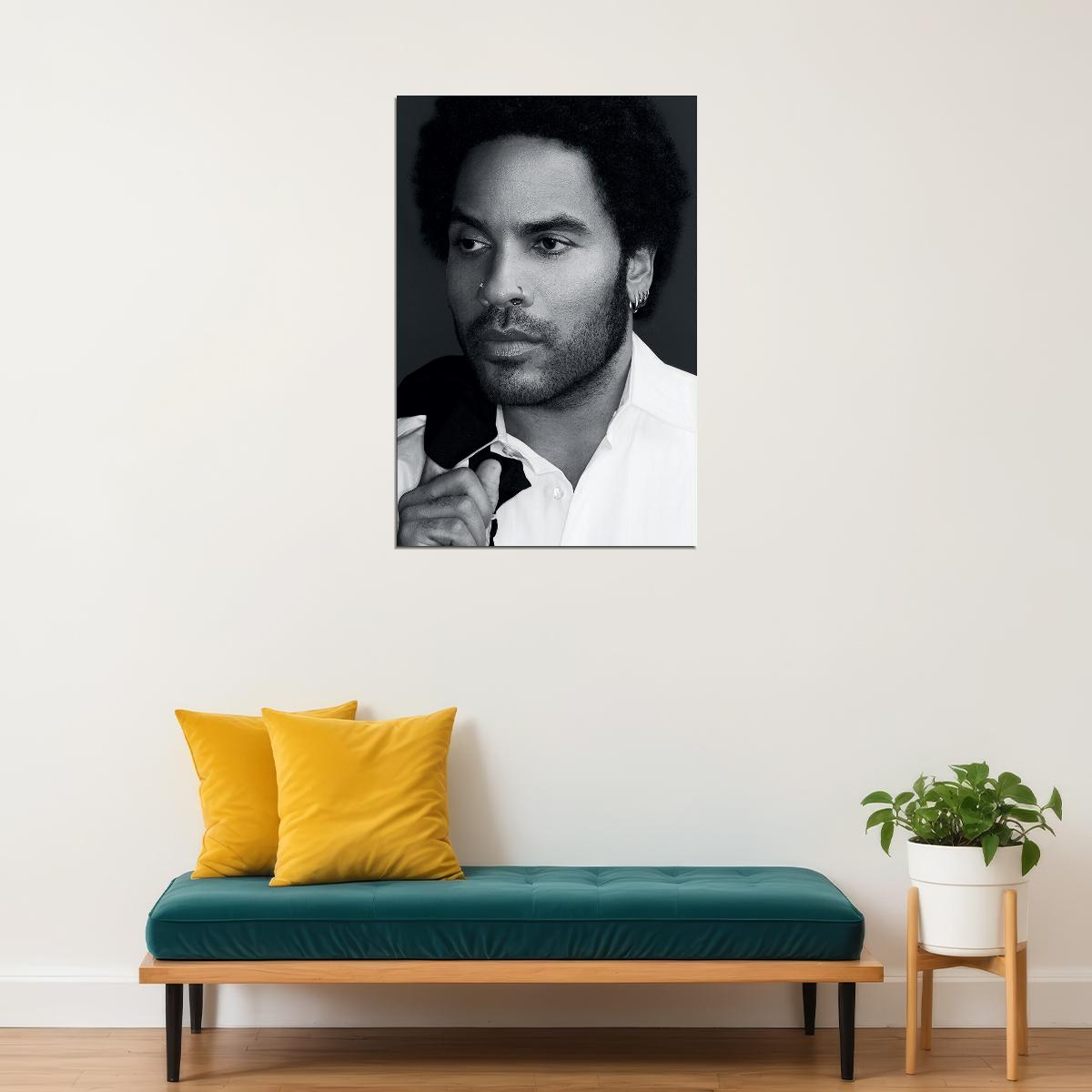 Lenny Kravitz Celebrity Singer Cinema Idol Poster Wall Art Print Home Wall Decor - xonomax