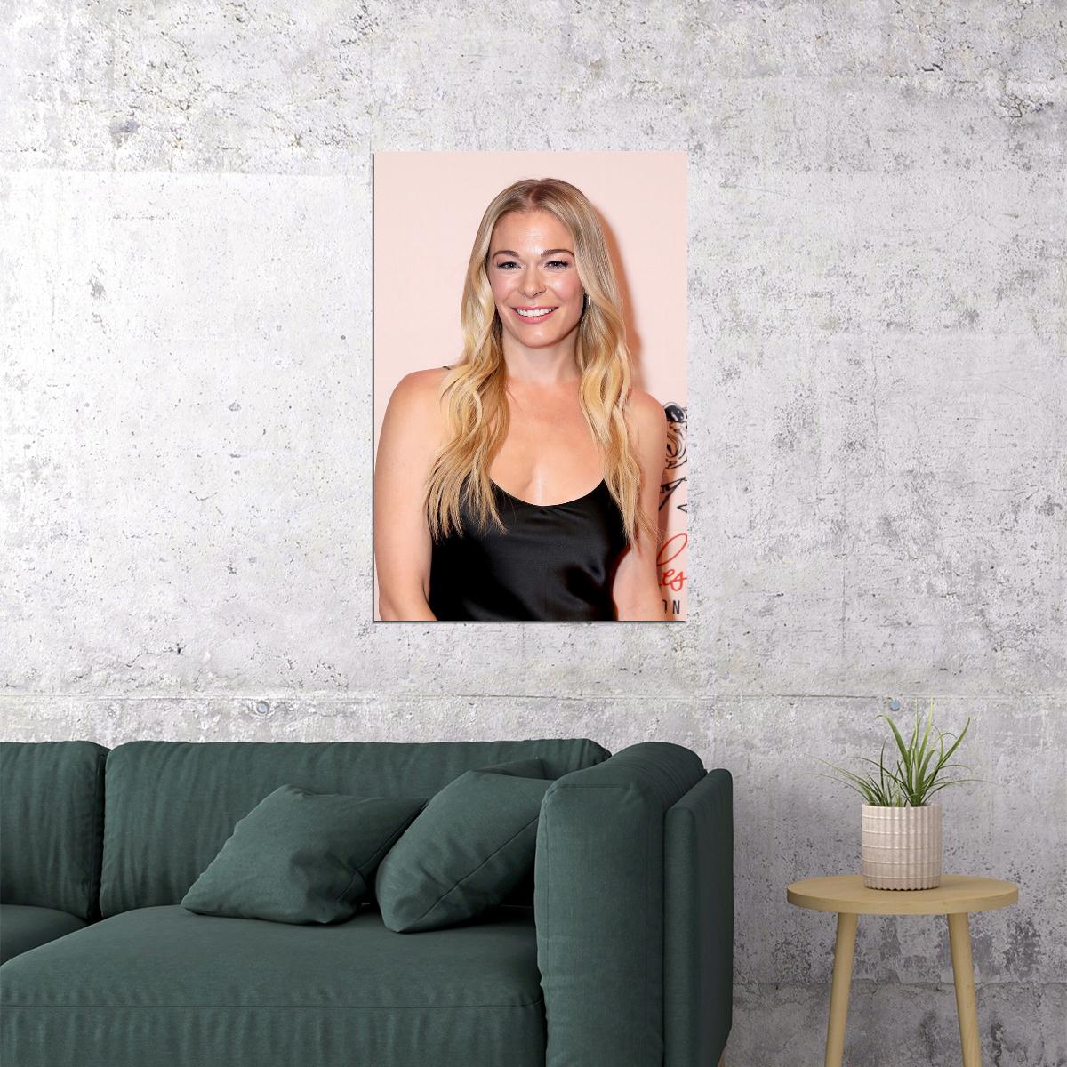 Leann Rimes Celebrity Movie Actor Singer Star Poster Wall Art Print Home Wall Decor - xonomax