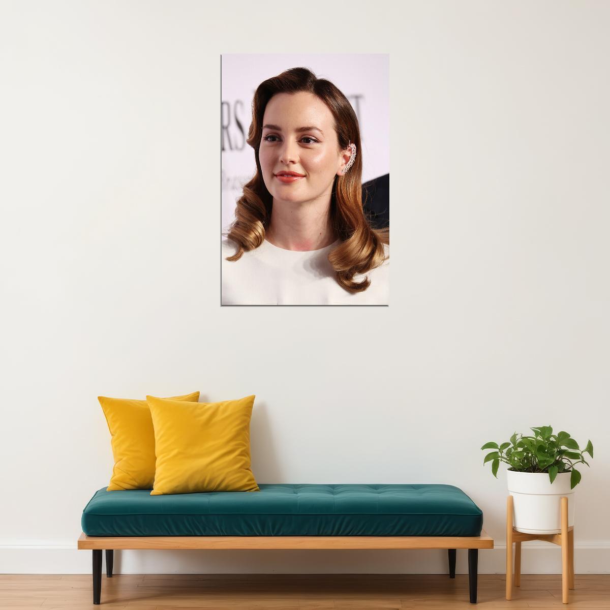 Leighton Meester Celebrity Cinema Actor Star Poster Wall Art Print Home Wall Decor - xonomax