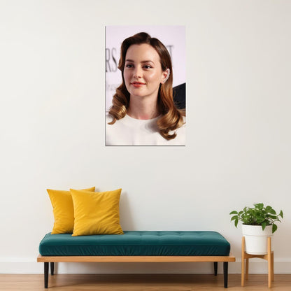 Leighton Meester Celebrity Cinema Actor Star Poster Wall Art Print Home Wall Decor - xonomax