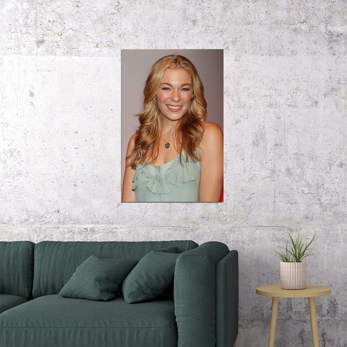 Leann Rimes Celebrity Movie Actor Singer Idol Poster Wall Art Print Home Wall Decor - xonomax
