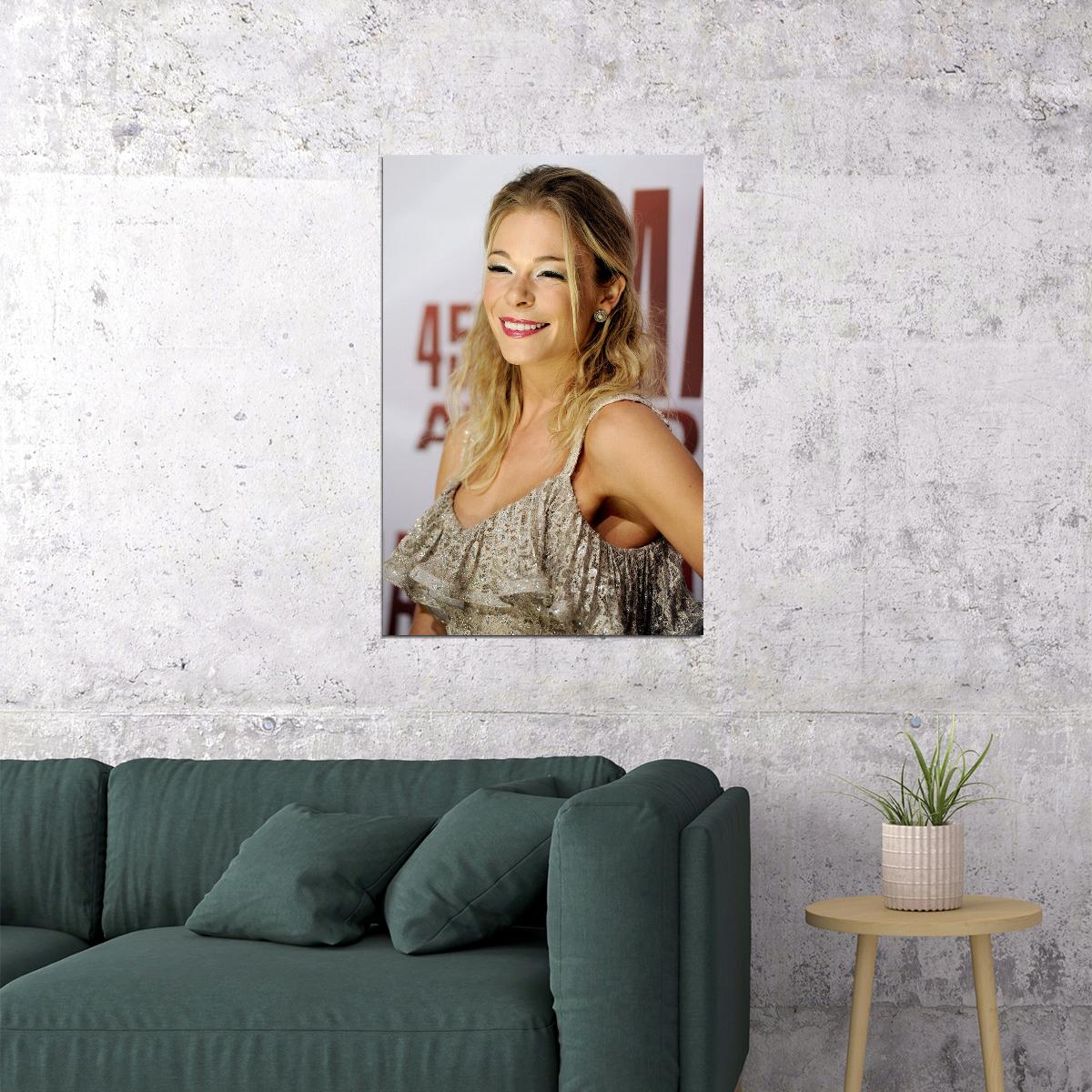 Leann Rimes Celebrity Movie Actor Singer Star Poster Wall Art Print Home Wall Decor - xonomax