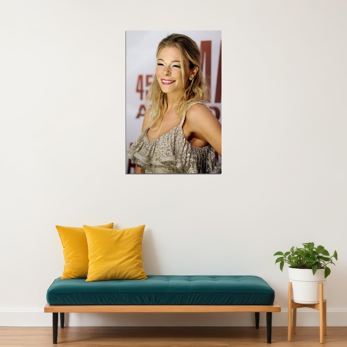 Leann Rimes Celebrity Movie Actor Singer Star Poster Wall Art Print Home Wall Decor - xonomax