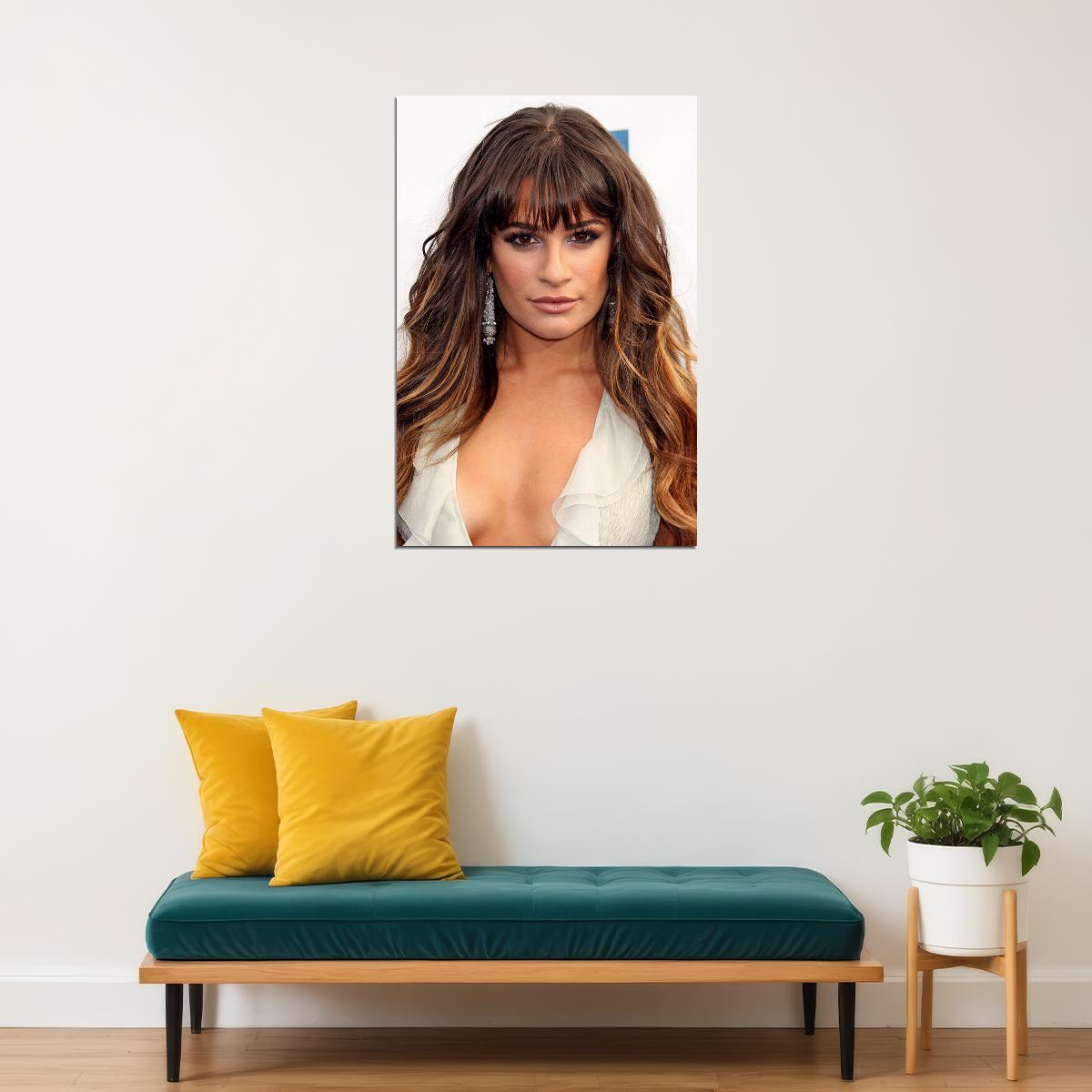 Lea Michele Celebrity Actress Singer Idol Poster Wall Art Print Home Wall Decor - xonomax