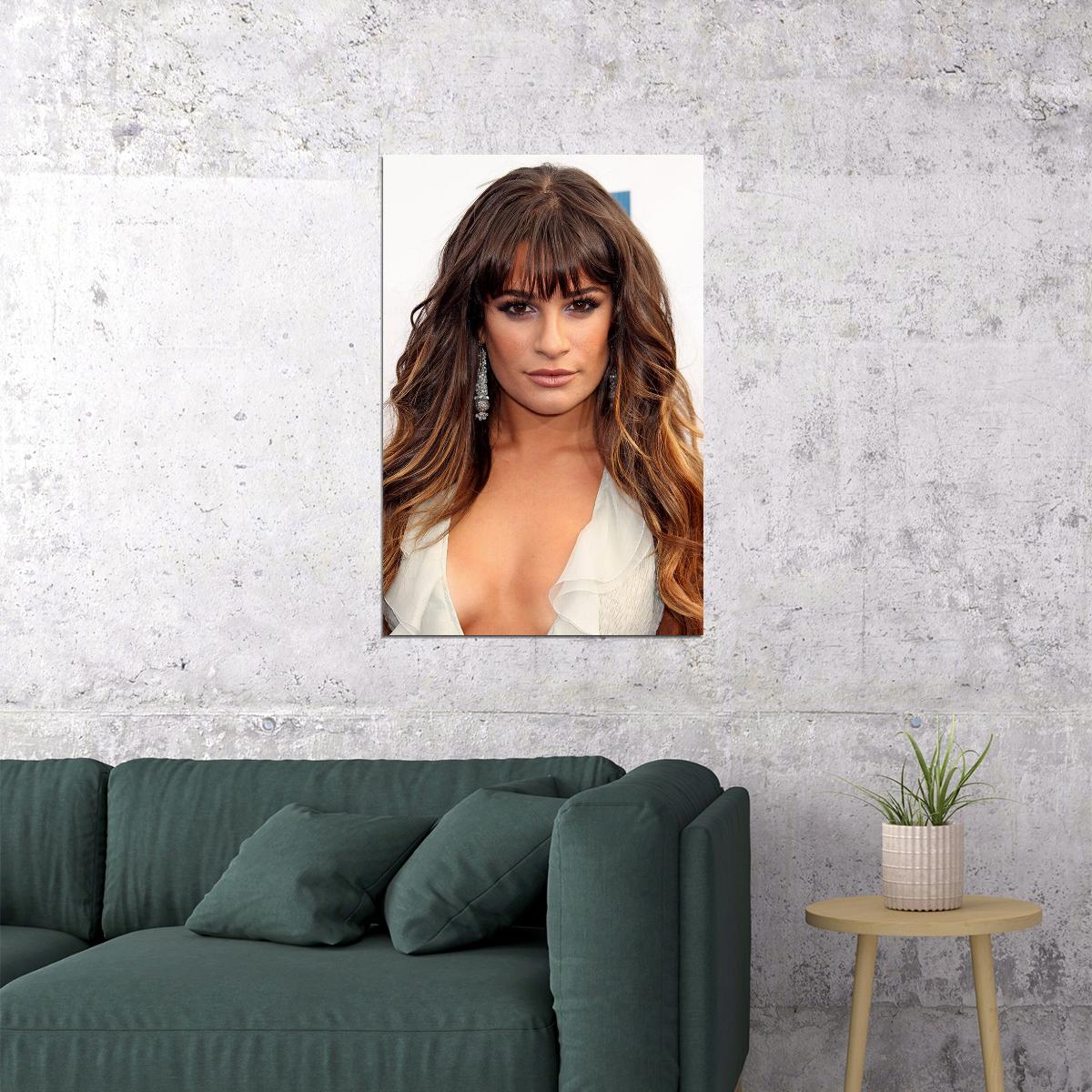 Lea Michele Celebrity Actress Singer Idol Poster Wall Art Print Home Wall Decor - xonomax