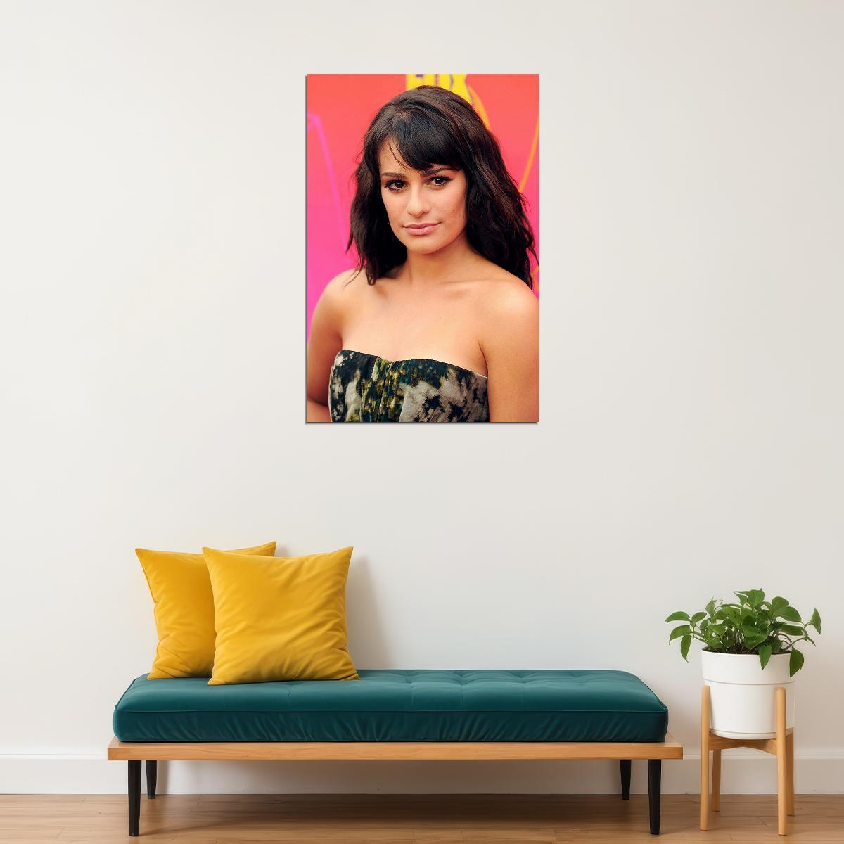 Lea Michele Celebrity Actress Singer Star Poster Wall Art Print Home Wall Decor - xonomax