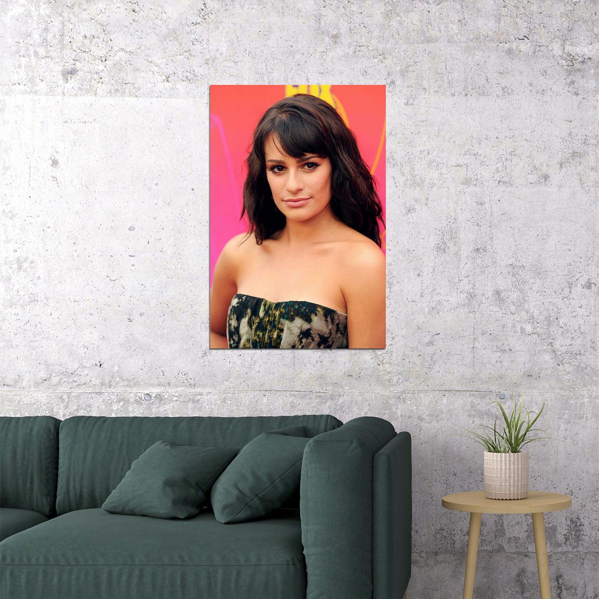 Lea Michele Celebrity Actress Singer Star Poster Wall Art Print Home Wall Decor - xonomax