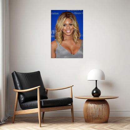 Laverne Cox Celebrity Cinema Actress Artist Poster Wall Art Print Home Wall Decor - xonomax