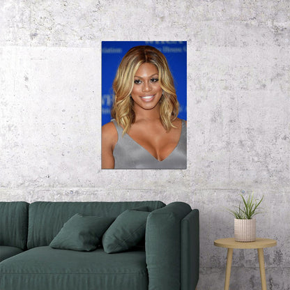 Laverne Cox Celebrity Cinema Actress Artist Poster Wall Art Print Home Wall Decor - xonomax