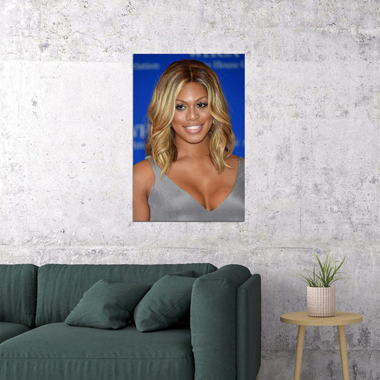 Laverne Cox Celebrity Cinema Actress Artist Poster Wall Art Print Home Wall Decor - xonomax
