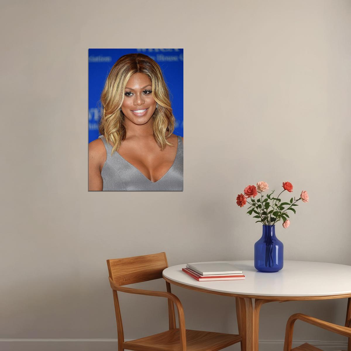Laverne Cox Celebrity Cinema Actress Artist Poster Wall Art Print Home Wall Decor - xonomax