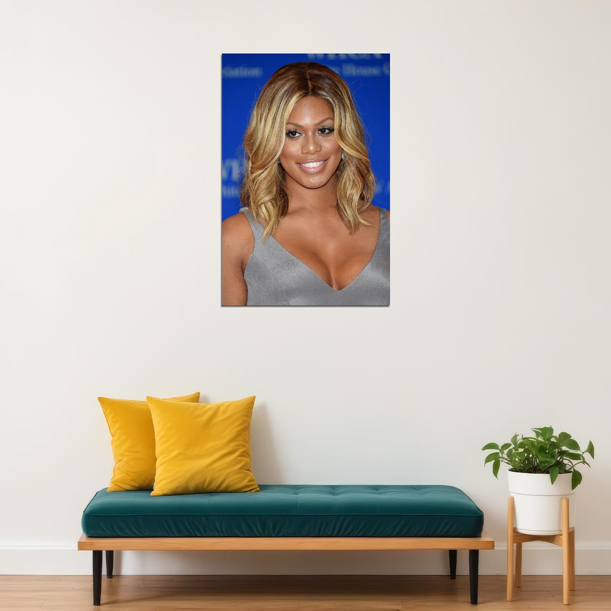 Laverne Cox Celebrity Cinema Actress Artist Poster Wall Art Print Home Wall Decor - xonomax