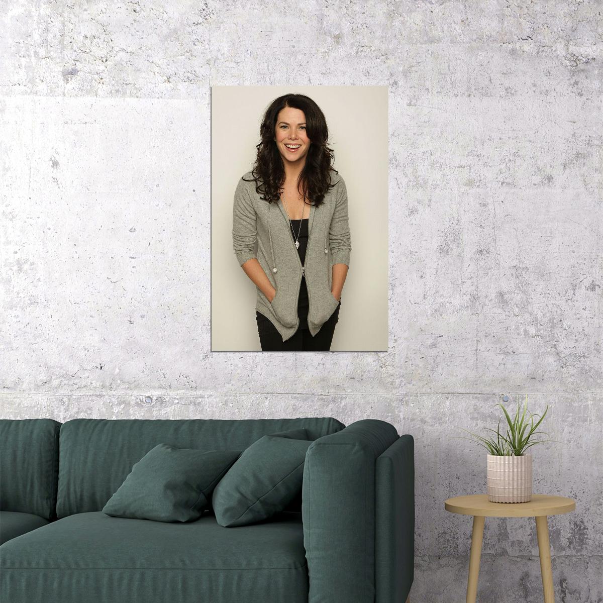 Lauren Graham Celebrity Tv Series Actor Idol Poster Wall Art Print Home Wall Decor - xonomax