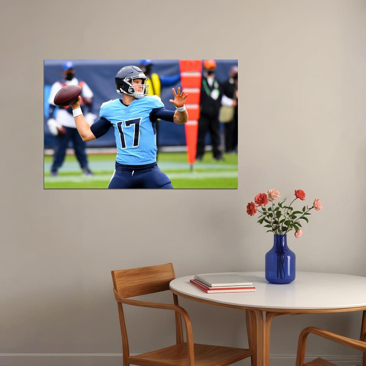 Tennessee Titans Ryan Tannehill American Football Player Poster Wall Art Print Home Wall Decor - xonomax