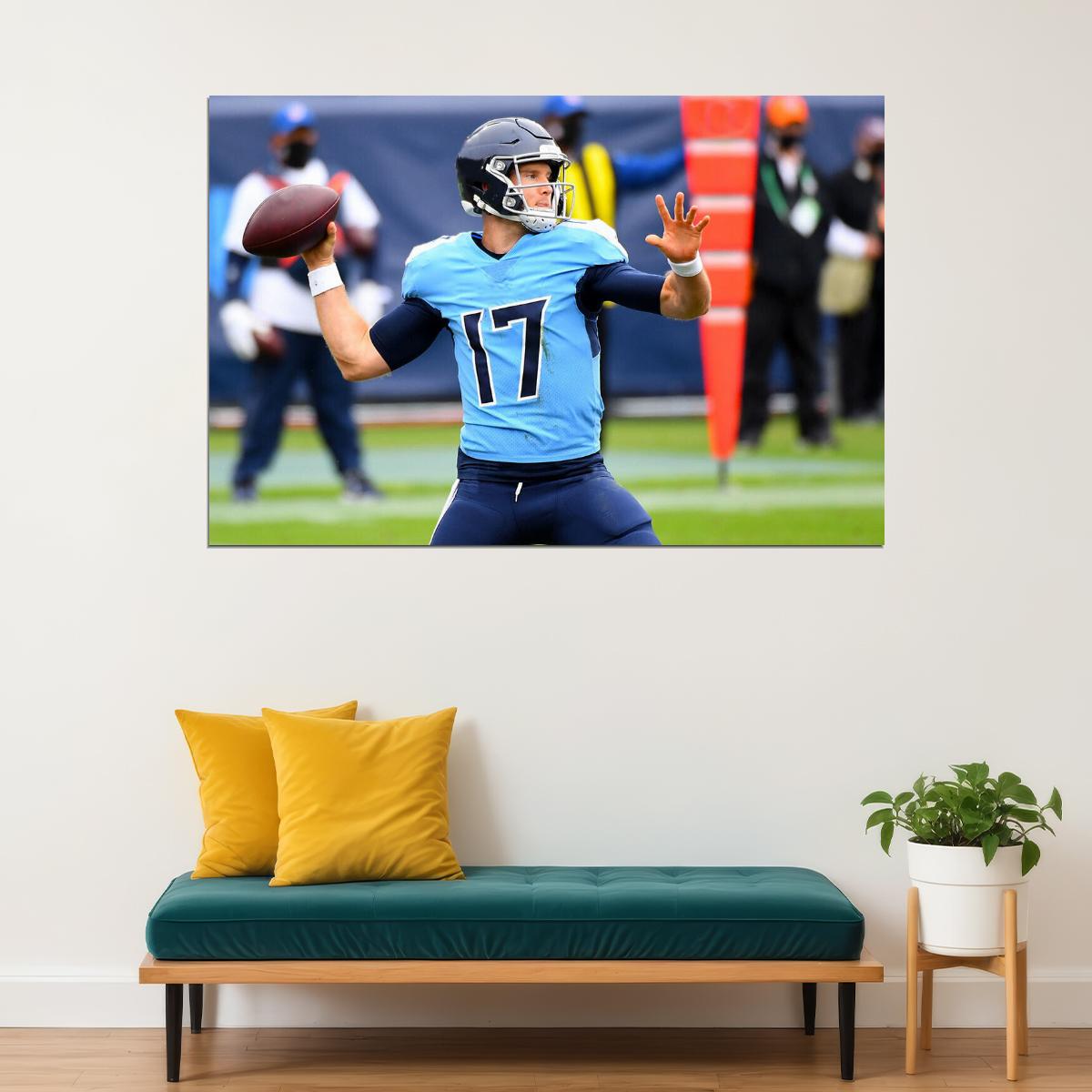 Tennessee Titans Ryan Tannehill American Football Player Poster Wall Art Print Home Wall Decor - xonomax